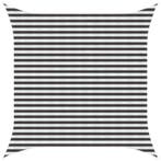 vidaXL Zonneschaduwzeil Antraciet en Wit 3 x 3 m HDPE, Verzenden, Nieuw