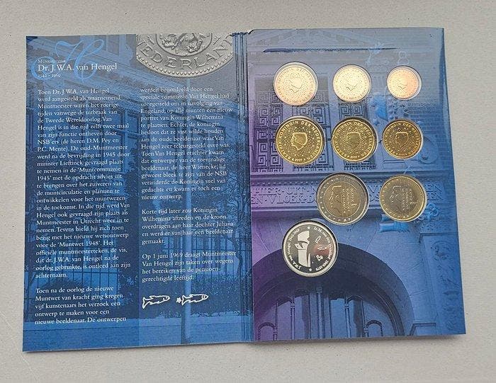 Nederland. Year Set (BU) 2007 Muntmeesters (met zilveren, Postzegels en Munten, Munten | Europa | Niet-Euromunten