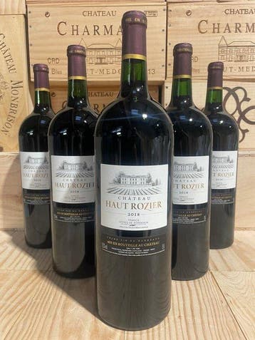 2018 Château Haut Rozier - Bordeaux - 6 Magnums (1,5 l), Collections