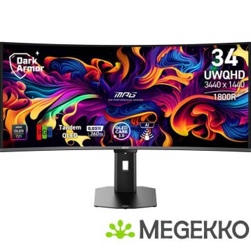 MSI MPG 341CQR QD-OLED X36 34  360Hz Wide Quad HD Gaming, Computers en Software, Monitoren, Verzenden, Nieuw