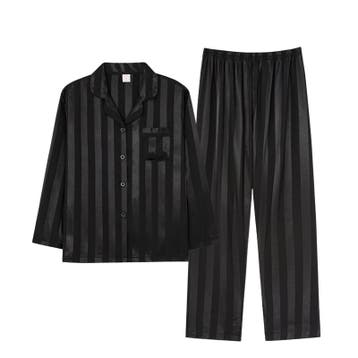 Dames Pyjama Set Zijden Zwart Damespyama Volwassen Pyama 160, Verzenden, Nieuw