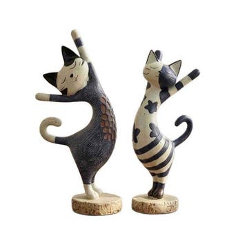 Beeld, Cats Waltz - 20 cm - Hars