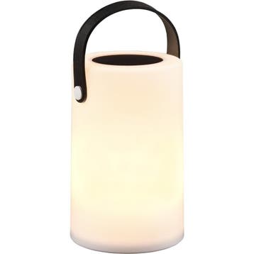 Waterdichte LED Tafellamp met USB & Solar, RGBW kleuren, ron, Verzenden
