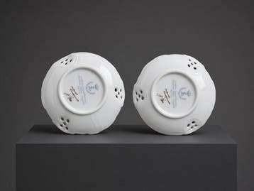 Kom (2) - Pair of Lindner Küps Dresden Reticulated
