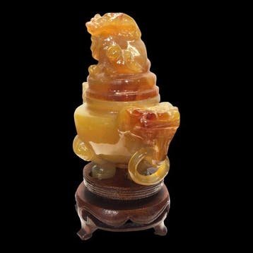 Potiche - Fles - Agata corniola - China
