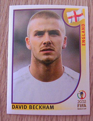 2002 Panini World Cup Stickers, équipe complète Angleterre -