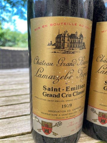 1979 Château Grand Barrail Lamarzelle Figeac - Bordeaux,, Verzamelen, Wijnen, Nieuw