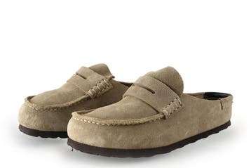 Birkenstock Loafers in maat 36 Beige, Kleding | Dames, Verzenden, Beige, Overige typen, Zo goed als nieuw