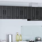 vidaXL Vaatwasserpaneel Lucca 2 pcs Zwart 30 x 31 x 40 cm, Huis en Inrichting, Kasten | Overige, Verzenden, Nieuw