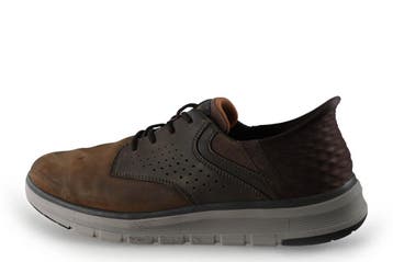 Skechers Instappers in maat 44 Bruin, Kleding | Heren, Bruin, Verzenden, Overige typen, Zo goed als nieuw