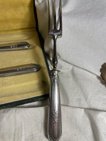 Eetservies - Ménagère de service 5 pièces en Argent (Minerve, Antiquités & Art