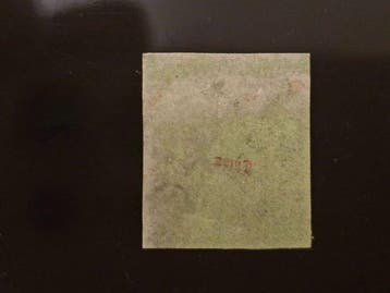 Suisse - CH 1843 Demi Doppelgenf Neuf N° 4R* SBK Fr., Gestempeld