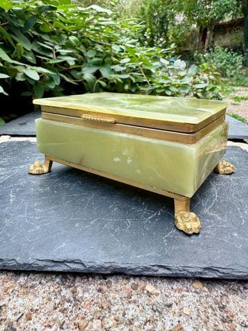 Boîte à bijoux - Onyx - années 60