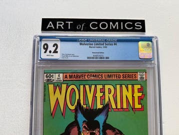 Wolverine #4 - Rare Newsstand edition - CGC 9.2 - 1 Graded, Nieuw