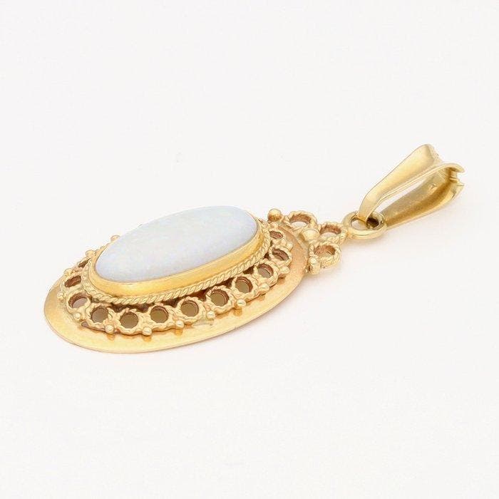 Pendentif - 14 carats Or jaune, Bronze, C.&A. Lessener. -, Bijoux, Sacs & Beauté, Bijoux anciens
