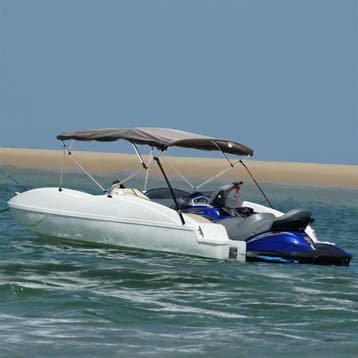 vidaXL Biminitop 4 bogen met mesh zijwanden, Watersport en Boten, Verzenden, Nieuw