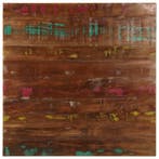 vidaXL Tafelblad vierkant 80x80x1,5 cm massief gerecycled, Huis en Inrichting, Verzenden, Nieuw