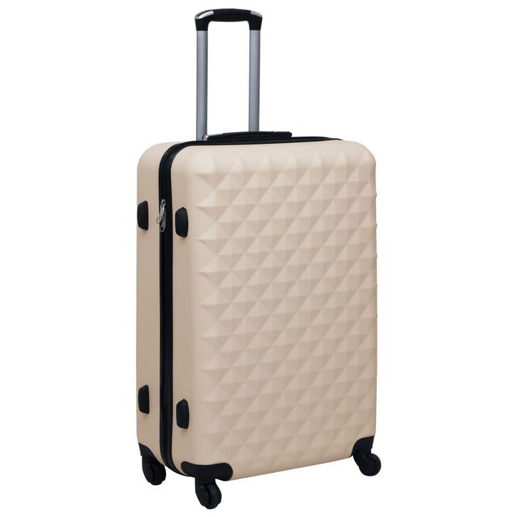 vidaXL Harde koffer ABS goudkleurig, Handtassen en Accessoires, Koffers, Nieuw, Verzenden