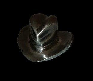 sculptuur, Fermacarte a forma di cappello in argento 925 -