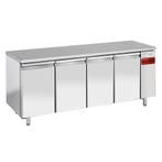 Bakkerij Koelwerkbank | 760L | 4 Deuren (EN600x400) | Voor, Verzenden, Nieuw in verpakking