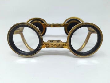 Aitchison & Co. London - Folding Opera Glasses 1896 - Patent