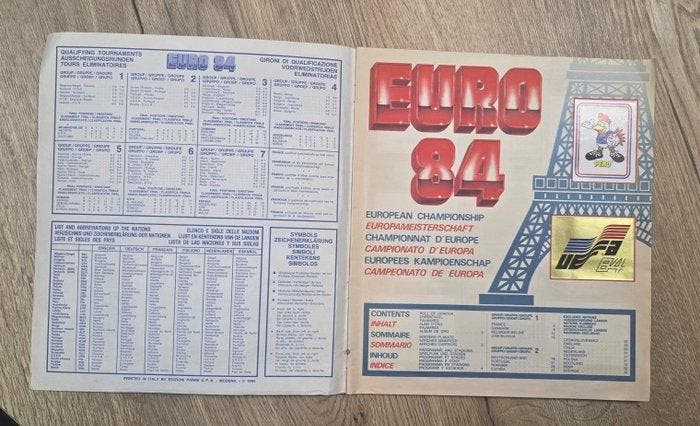 Panini Euro 84 - 1 Compleet album - Good (GD), Verzamelen, Stickers