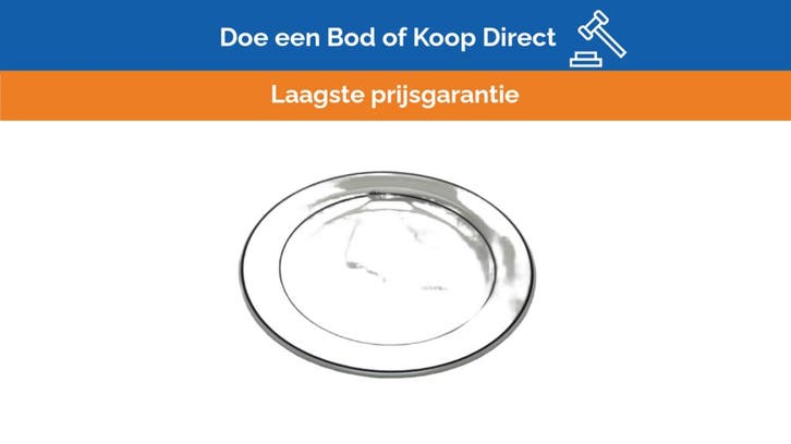 Bieden: Riva Ceramic 21cm Flat Round Plate for Marine Use -, Huis en Inrichting, Keuken | Servies, Ophalen of Verzenden