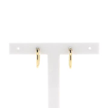 Gouden oorringen (Oorbellen), Handtassen en Accessoires, Oorbellen, Ophalen of Verzenden, Gebruikt, Goud, Goud