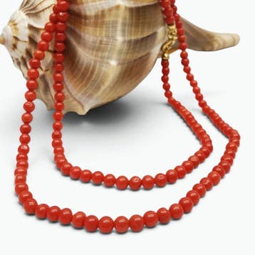 Corail - autre - Collier - Artisanat italien, Verzamelen