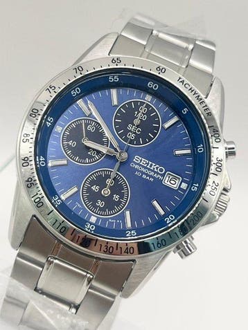 Seiko - Chronograph - Zonder minimumprijs - SBTQ071 - Heren