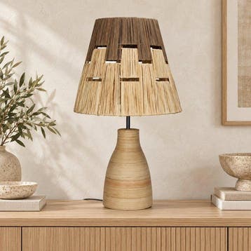 Lampe - Rotin, Bambou - Côtier
