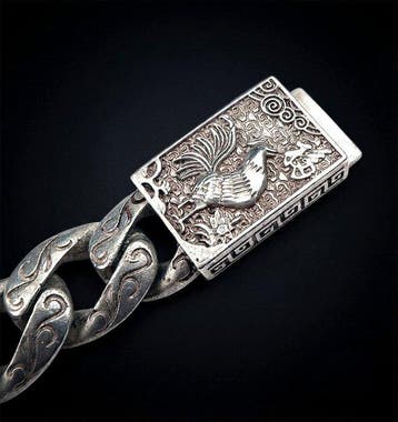 Beschermingsarmband - Keizerlijke haan - Zodiakarmband -