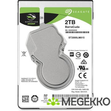 Seagate HDD 2.5  2TB ST2000LM015 Barracuda, Verzenden