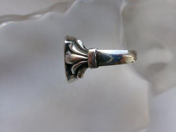 Zilver - Ring - Art Deco zegelmonogram