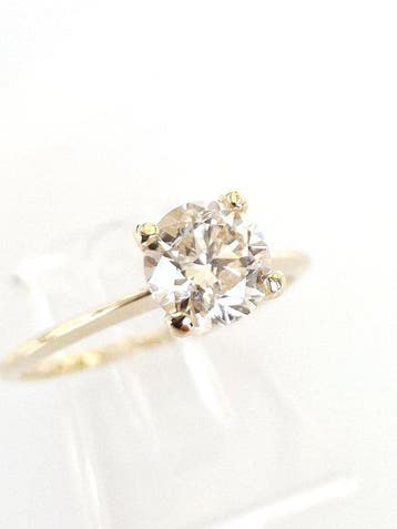Sans prix de réserve - Bague de fiançailles - 14 carats Or