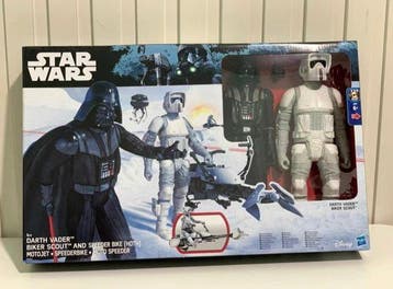 Hasbro - Speelgoed Darth Vader Biker Scout and Speeder Bike, Nieuw