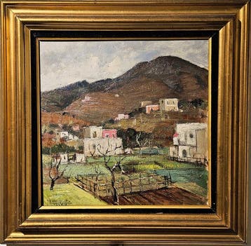 Federico Variopinto (XX) - Veduta di Ischia