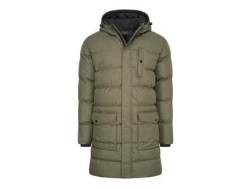 Veiling - Cappuccino Italia lange winterjas met capuchon gro, Nieuw