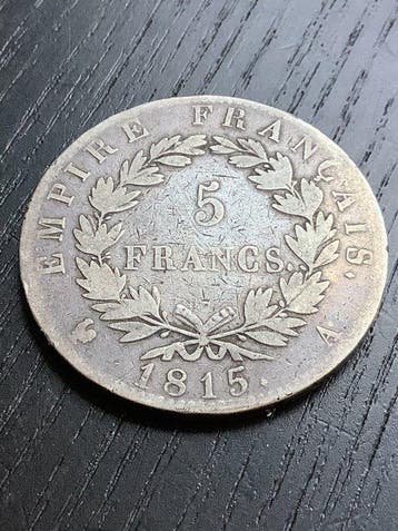 Frankrijk. Napoléon I (1804-1814). 5 Francs 1815-A, Paris