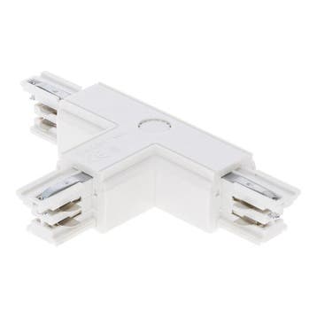 3-Fase - T-vorm - Interne connector - Rechts - Wit, Verzenden, Nieuw