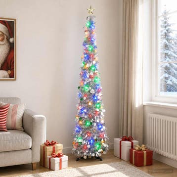 vidaXL Pop-up led-kerstboom met sterrentopper 180 cm 100, Verzenden, Nieuw