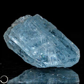 Natuurlijke aquamarijn ruwe kristal – Transparant blauw