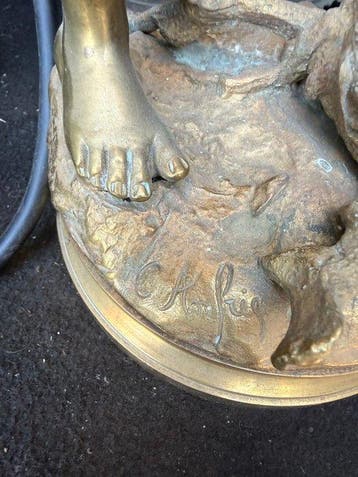 Statuette, Statuette - 42 cm - Bronze