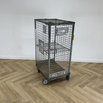 Antidiefstal rolcontainer, afsluitbaar en zwenkwielen