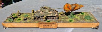 The Sound of Thunder – Diorama artigianale M4A3E8 Sherman