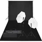vidaXL Fotostudioset met verlichtingsset en achtergrond, Verzenden, Nieuw