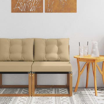 vidaXL Buiten Middelste sofa Massief acaciahout en, Verzenden, Nieuw