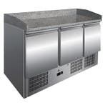 Pizzawerkbank | 400L | 3 Deuren (1/1 GN) | +2°C/+8°C |, Verzenden, Nieuw in verpakking