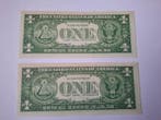 États-Unis dAmérique. - 2 x 1 Dollar 1957 - Replacement -