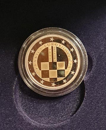 Kroatië. 2 Euro 2023 Member of Euro Area Proof (Zonder